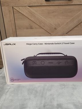 JSAUX Black Mega Carry Case- Nintendo Switch 2 Travel Case, new in box